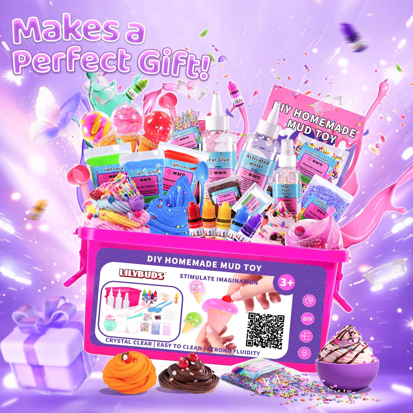 DIY Slime Science Kit for Kids Ages 6-12