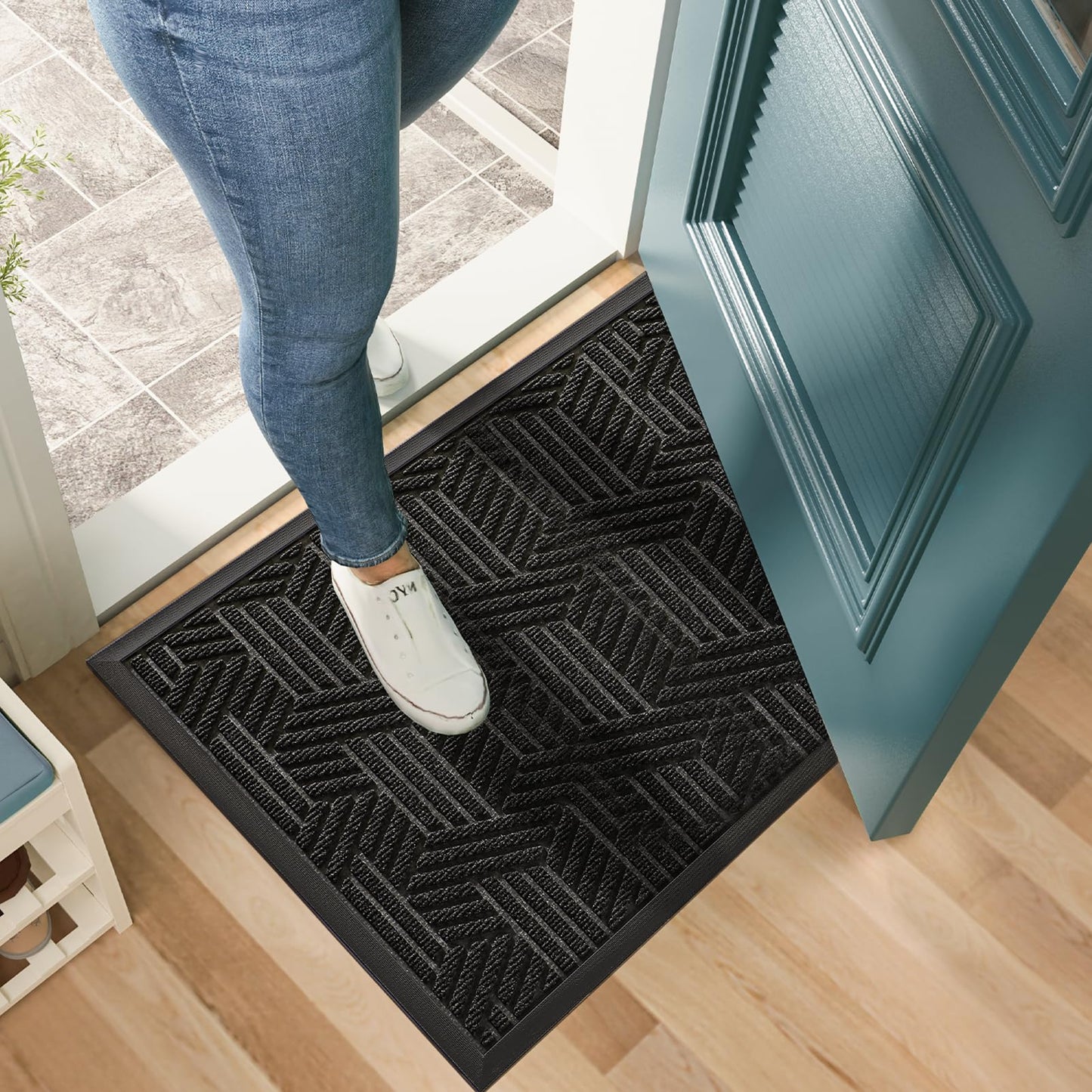 Mibao Heavy Duty Non-Slip Doormat for Entryway