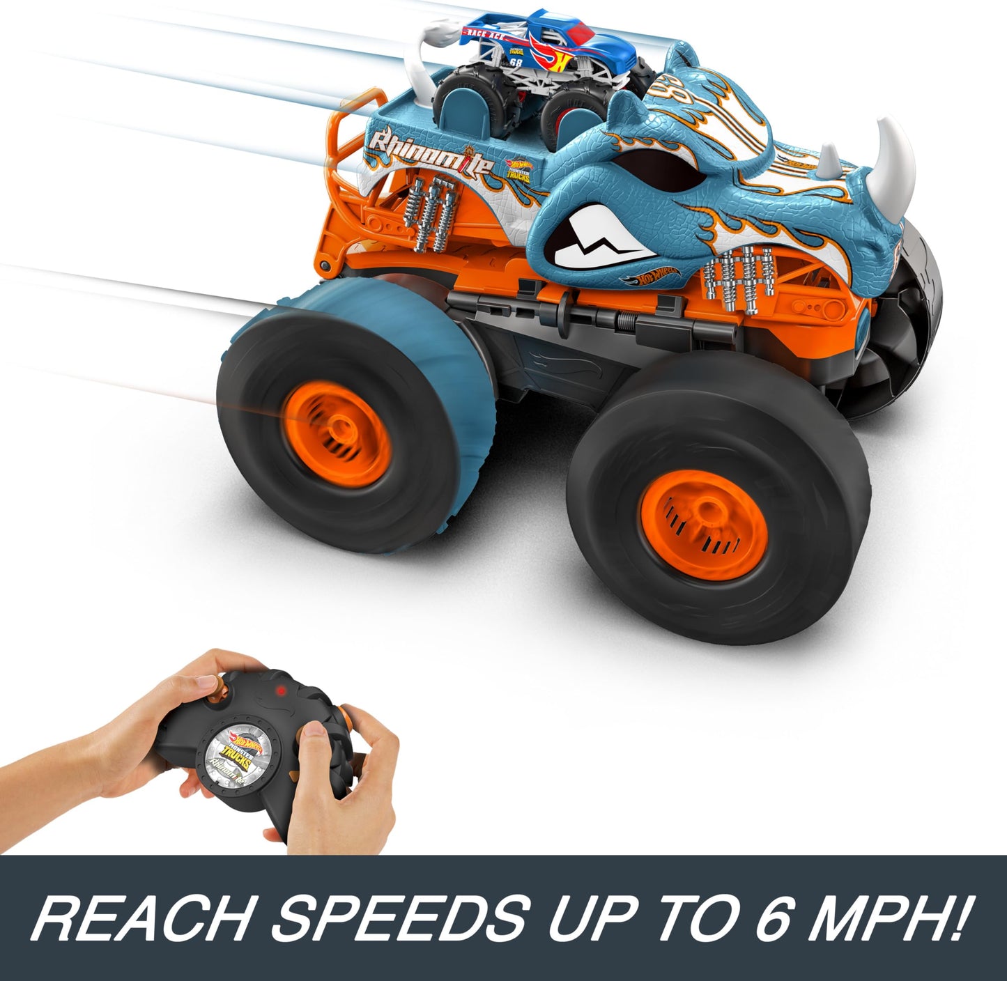 Hot Wheels RC Monster Truck Transforming Toy