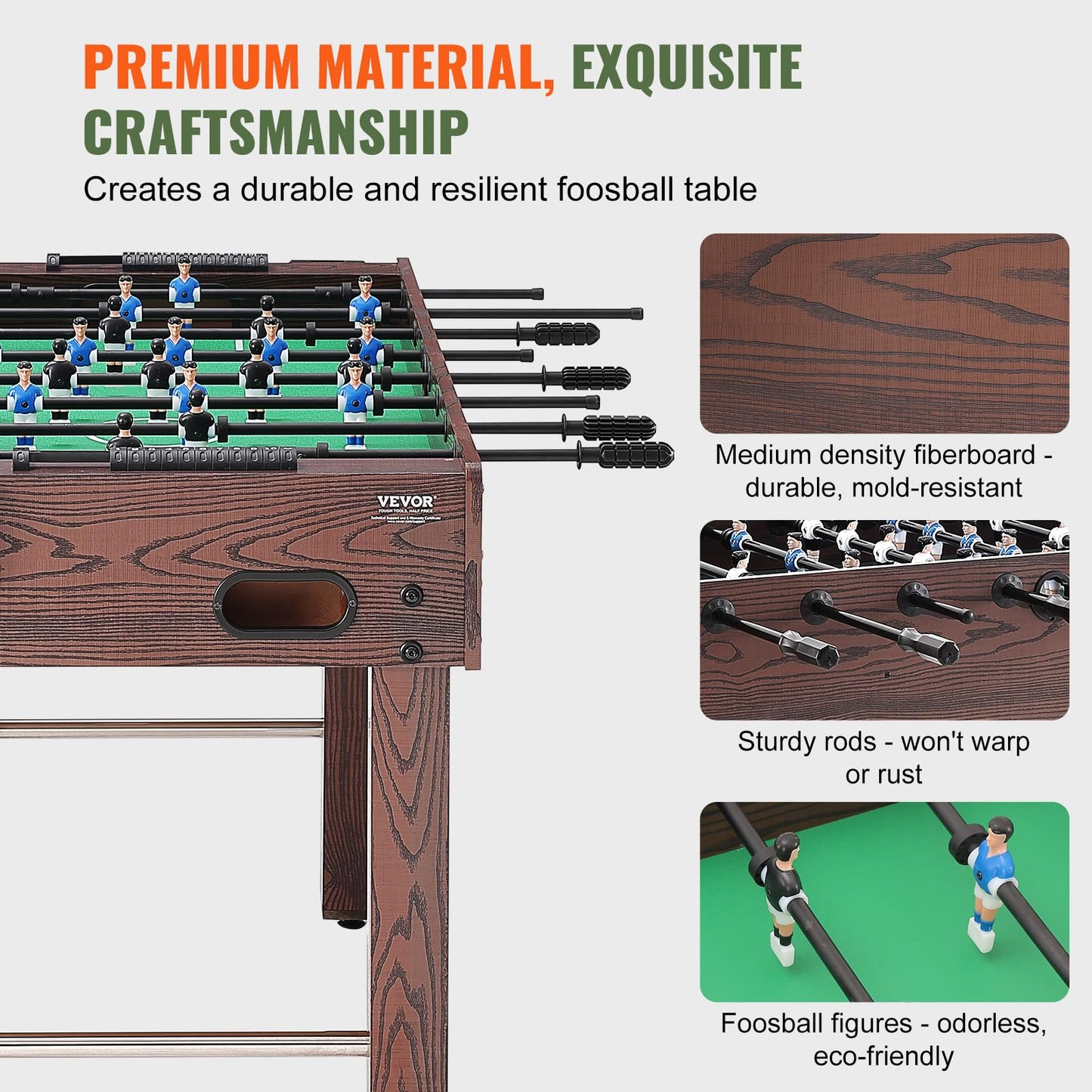 48-Inch Foosball Table for Home Game Room