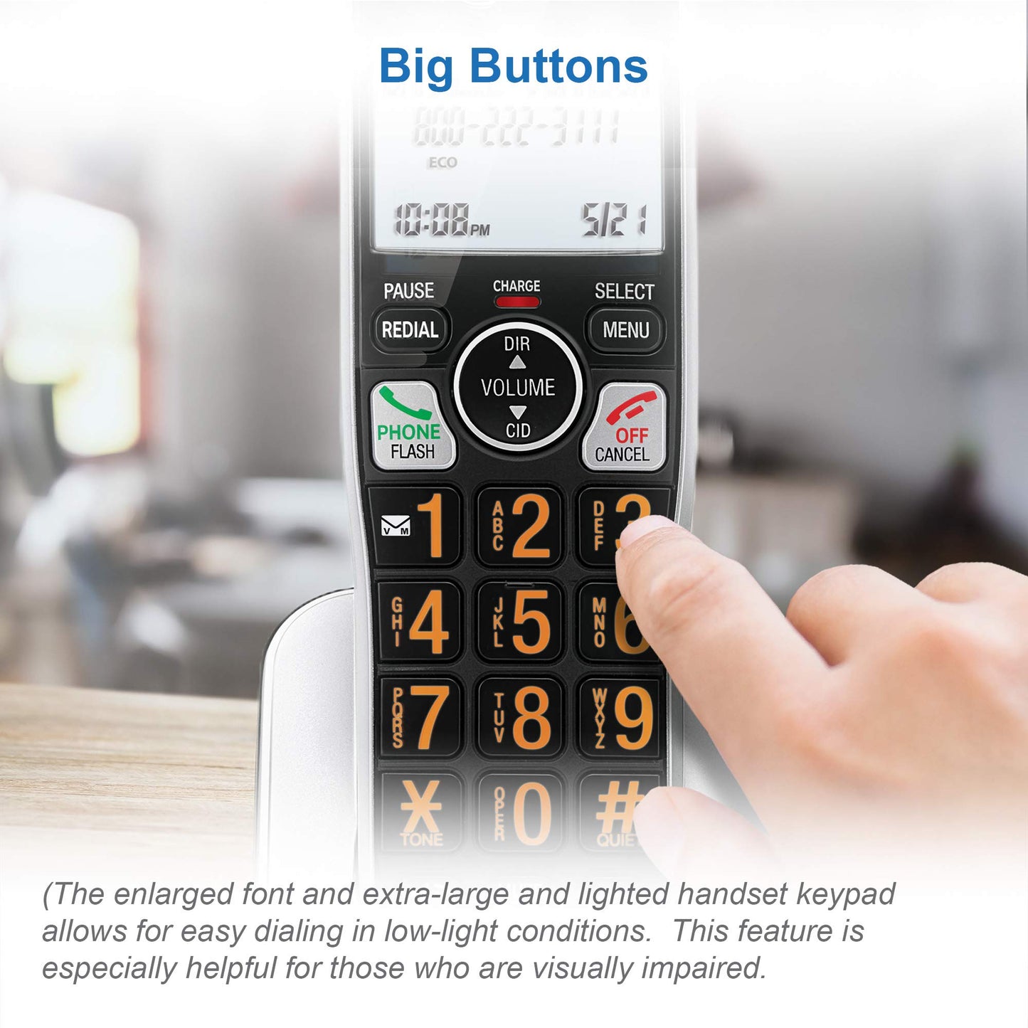 AT&T Cordless Phone with Answering Machine & Call Blocking