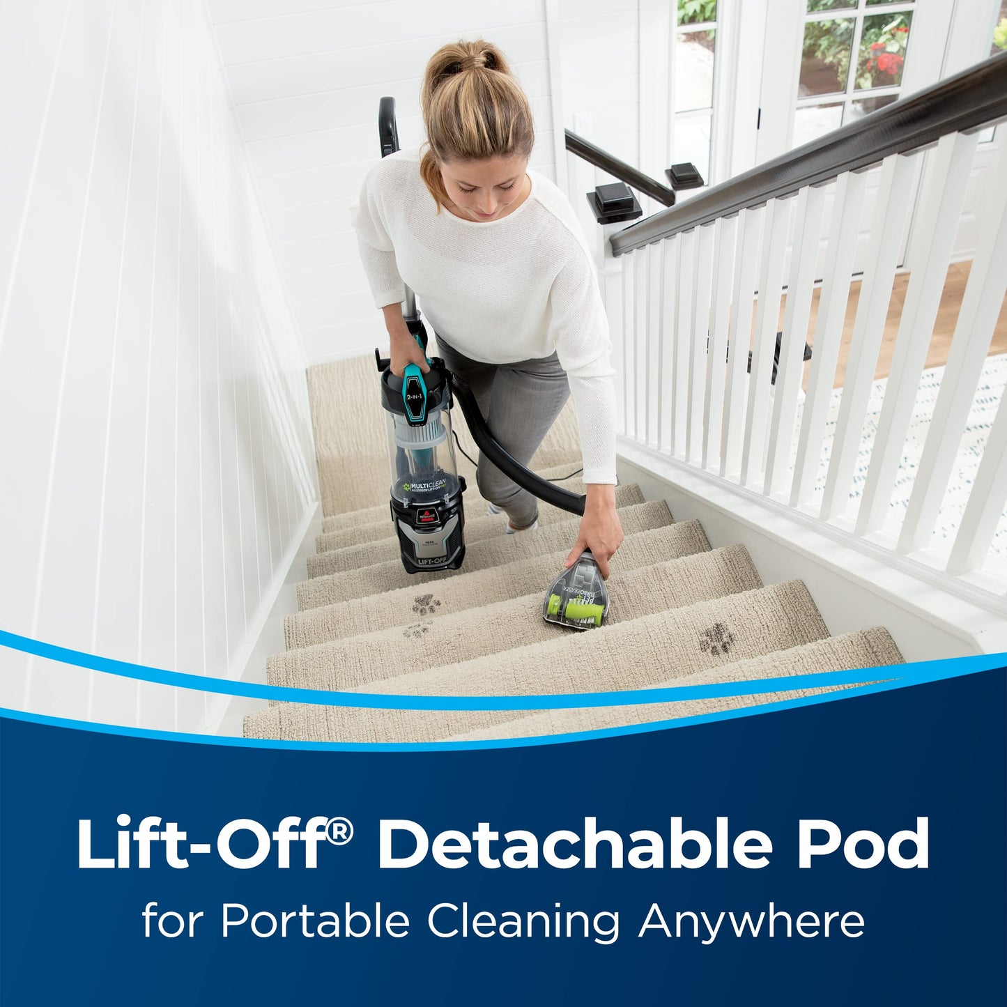 Bissell Pet Vacuum with HEPA Filter & Lift-Off Pod