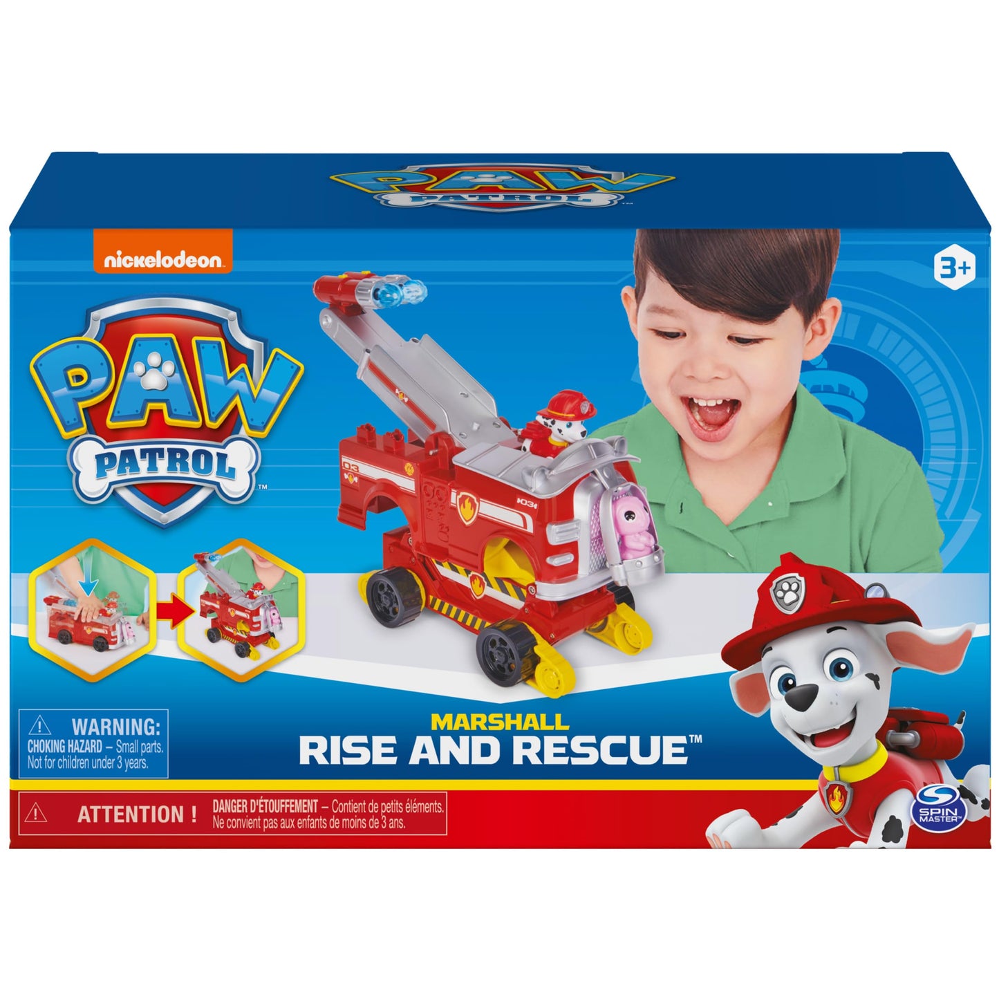 Paw Patrol Marshall Transforming Toy Car with Figures
