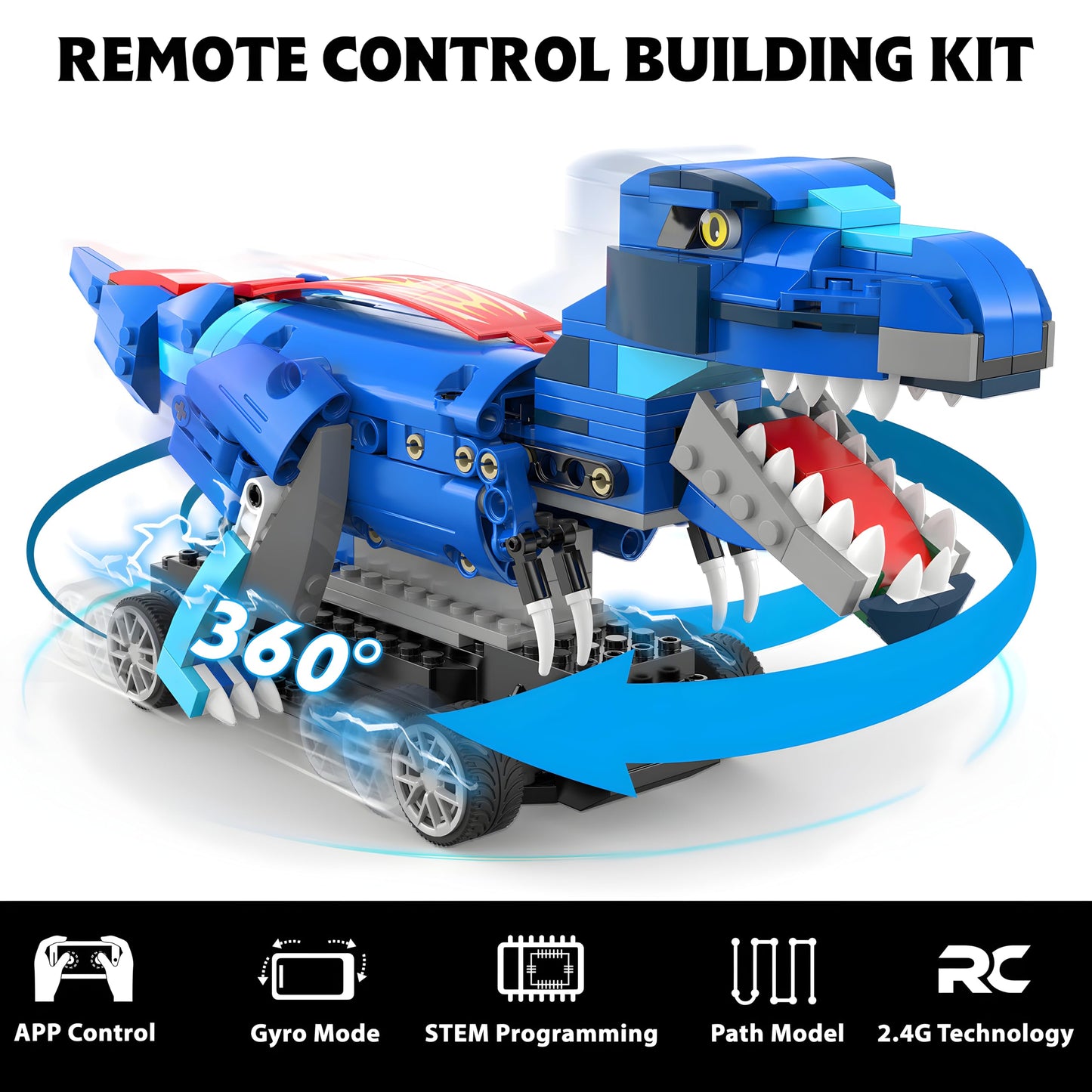 Dinosaur Building Kits 343 Pcs STEM Toys