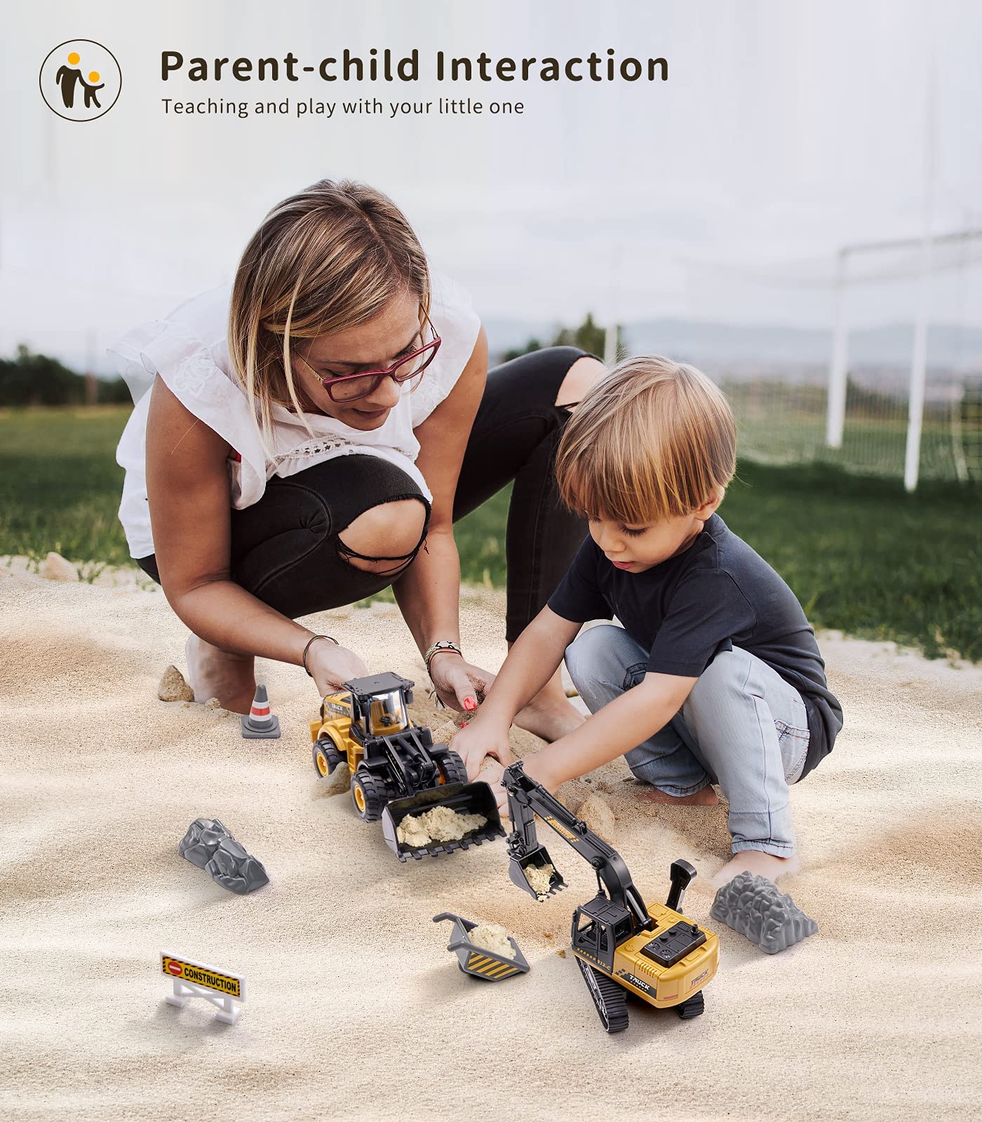 Excavator Construction Toys for Kids Age 3-12