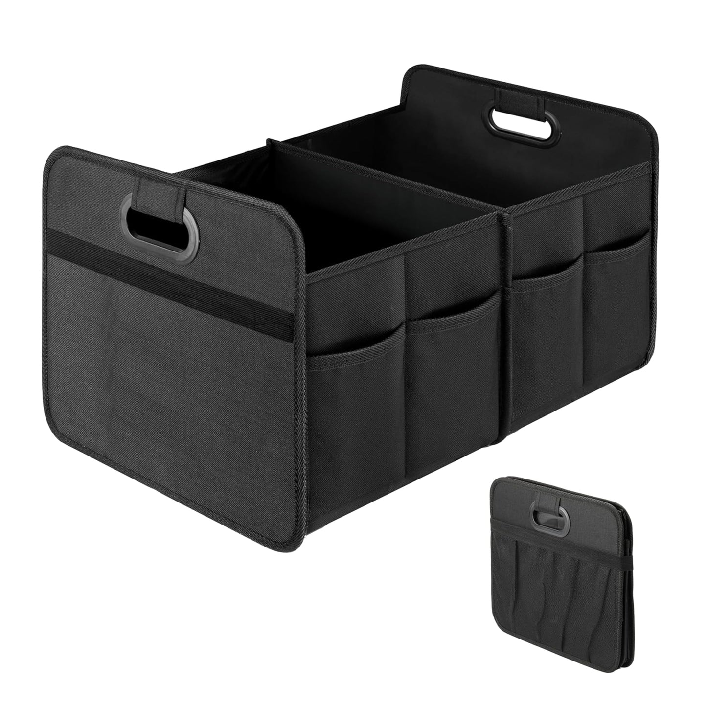 Car Trunk Organizer, 2 Compartment Waterproof Storage
