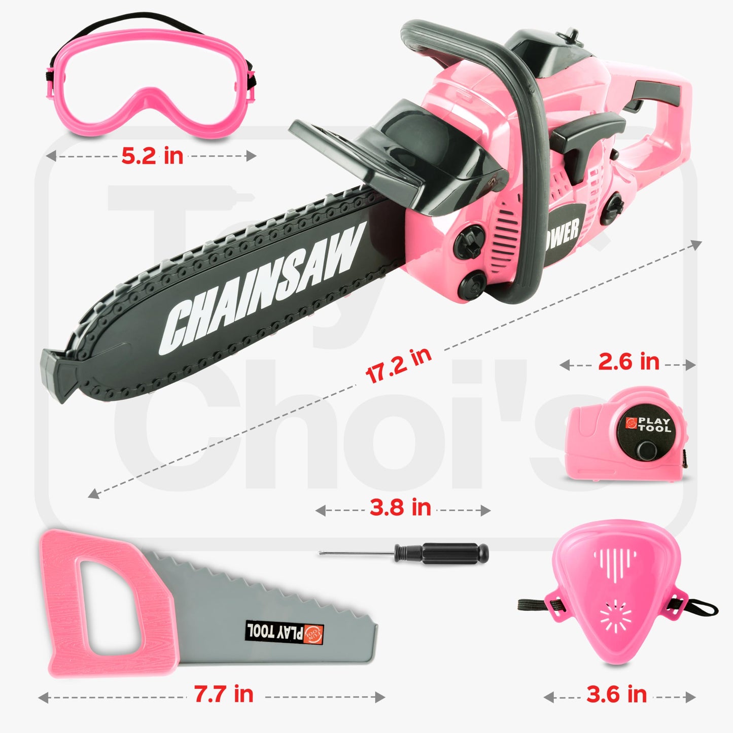 Kids Electric Chainsaw Toy for Pretend Play