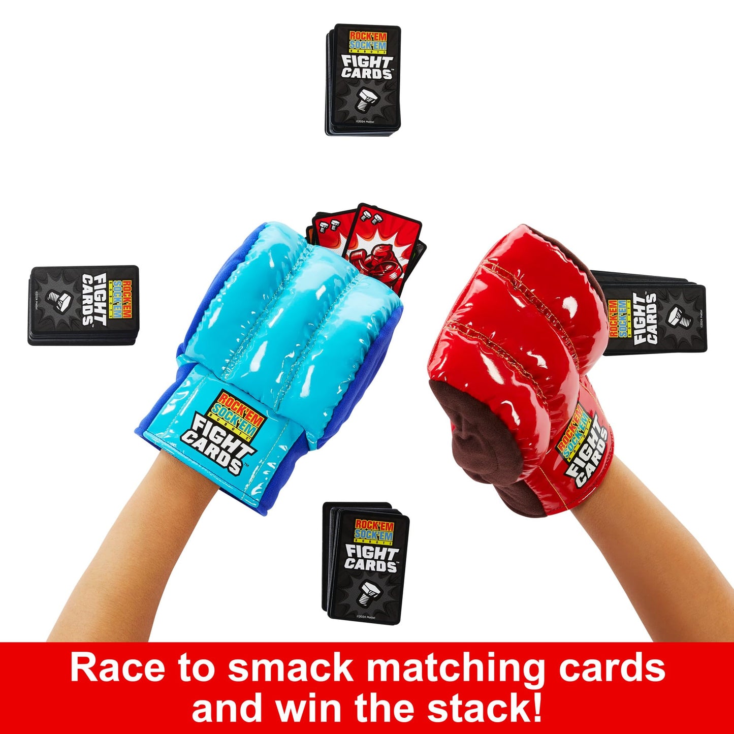 Mattel Games Rock 'Em Sock 'Em Robots Card Game