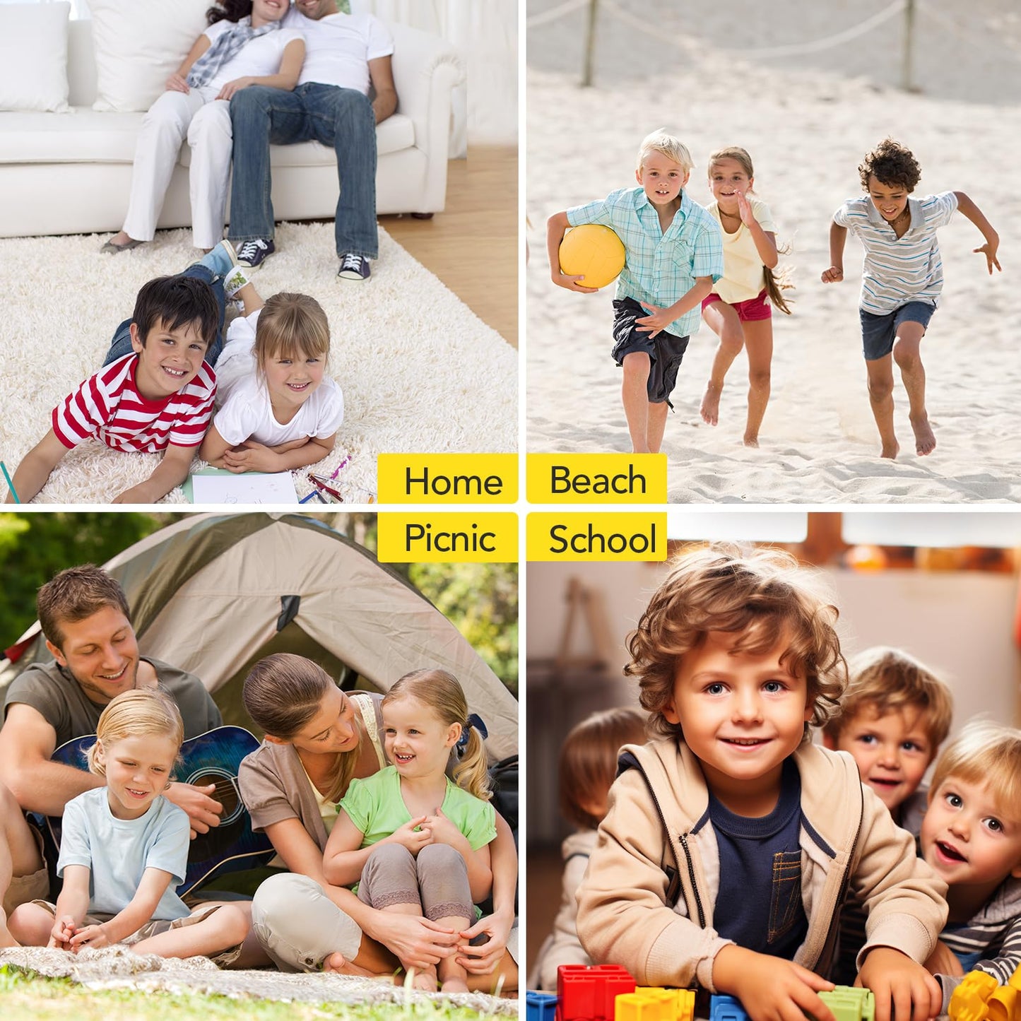 STUDLLY Kids Toy Box with Play Mat