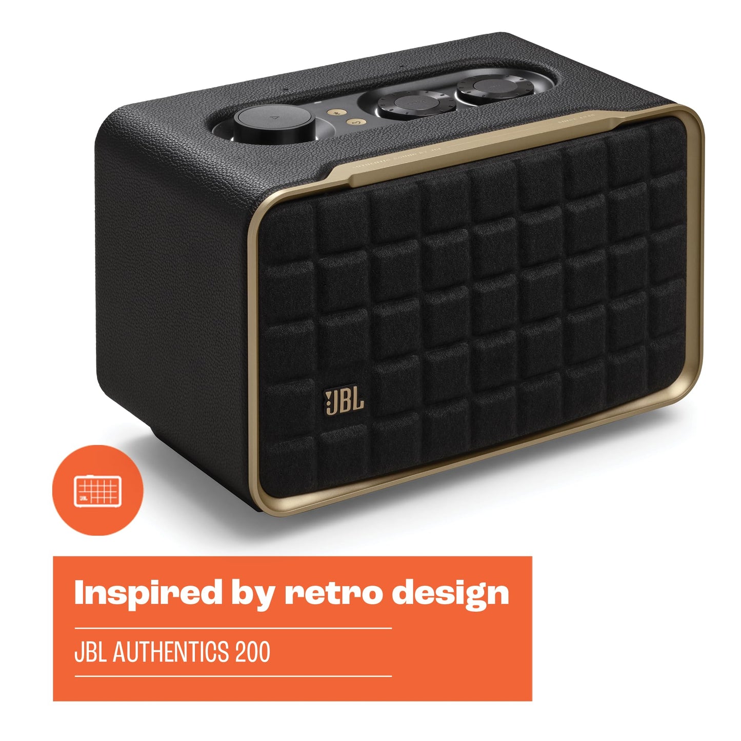 JBL Retro Smart Home Speaker with Voice Assistants