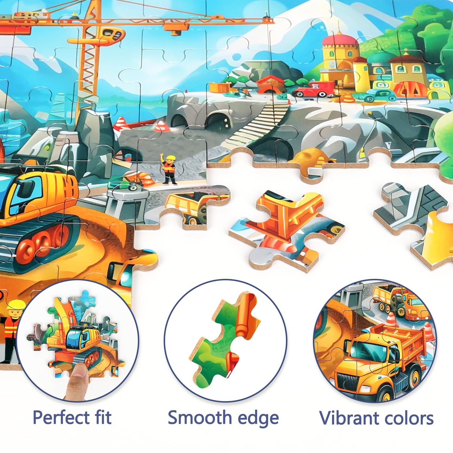 Marine Animal Jigsaw Puzzles for Kids Ages 4-8