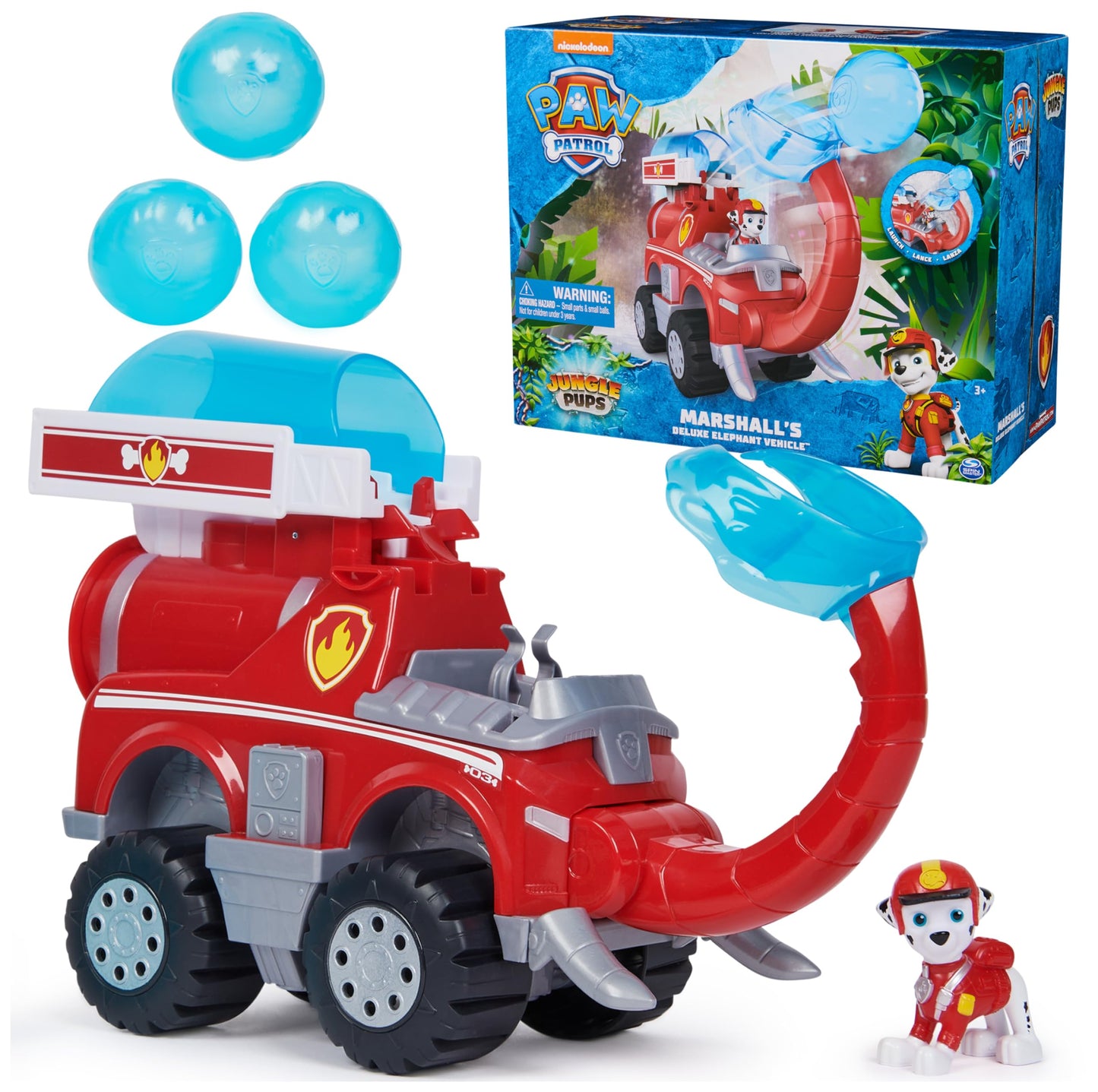 PAW Patrol Marshall Elephant Firetruck Toy Truck