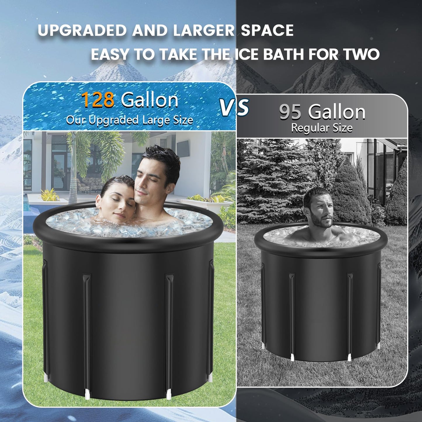Cold Plunge Tub for Recovery by Lucklights