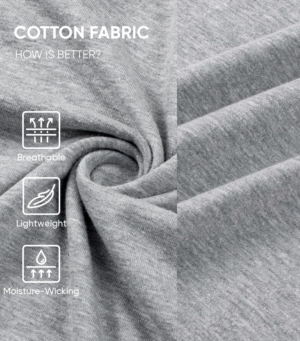 3-Pack Men's Moisture Wicking Crew Neck Tees