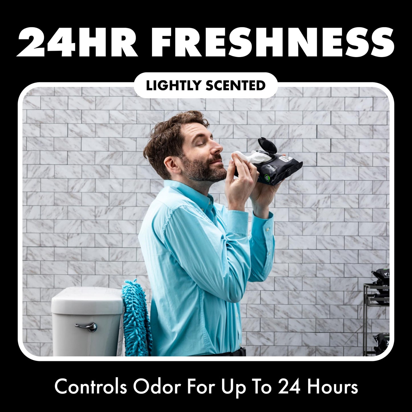 DUDE Flushable Wipes for Adults - 6 Pack