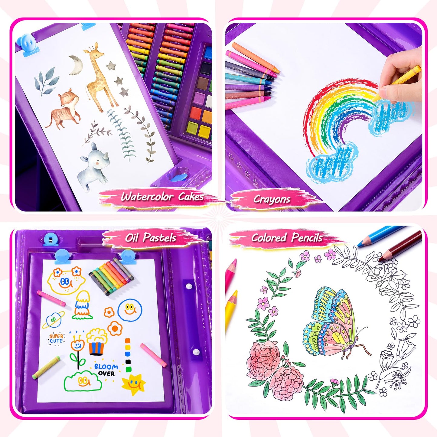 Art Supplies Kit for Kids Ages 4-12