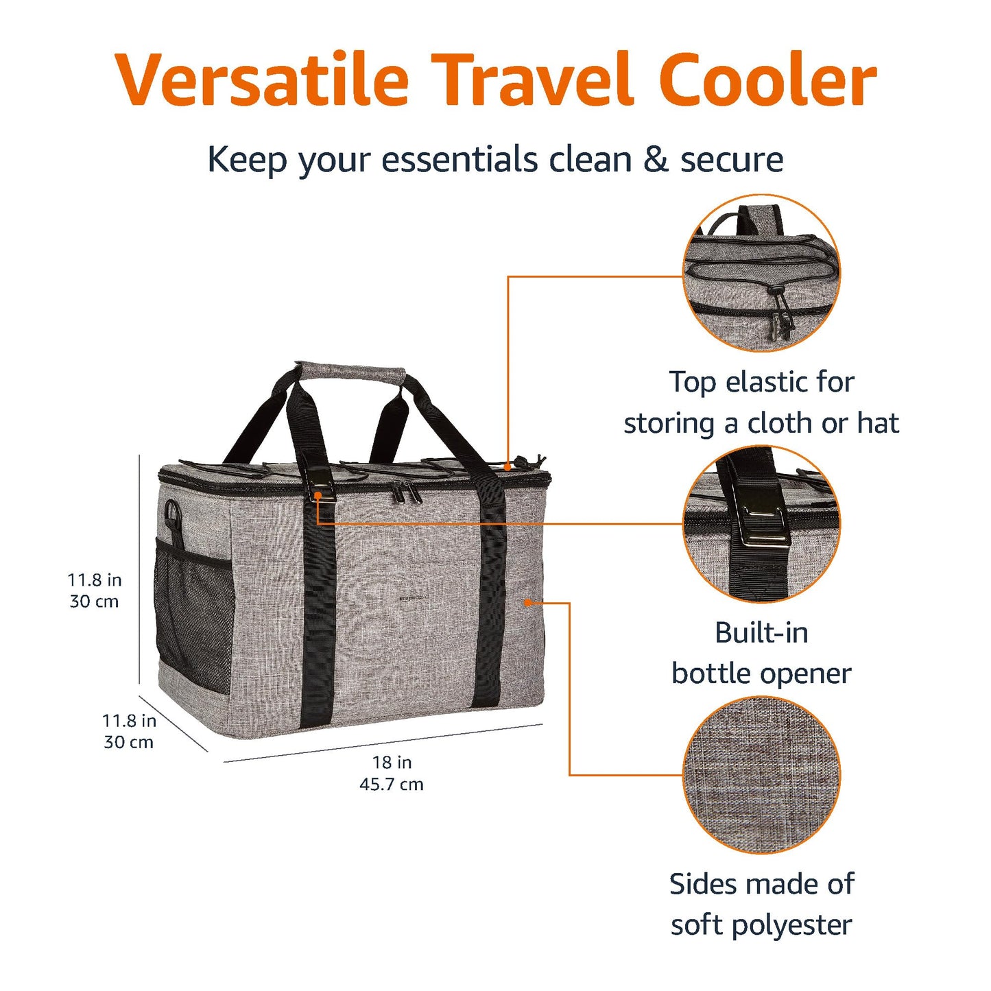 50 Can Insulated Cooler Bag by Amazon Basics