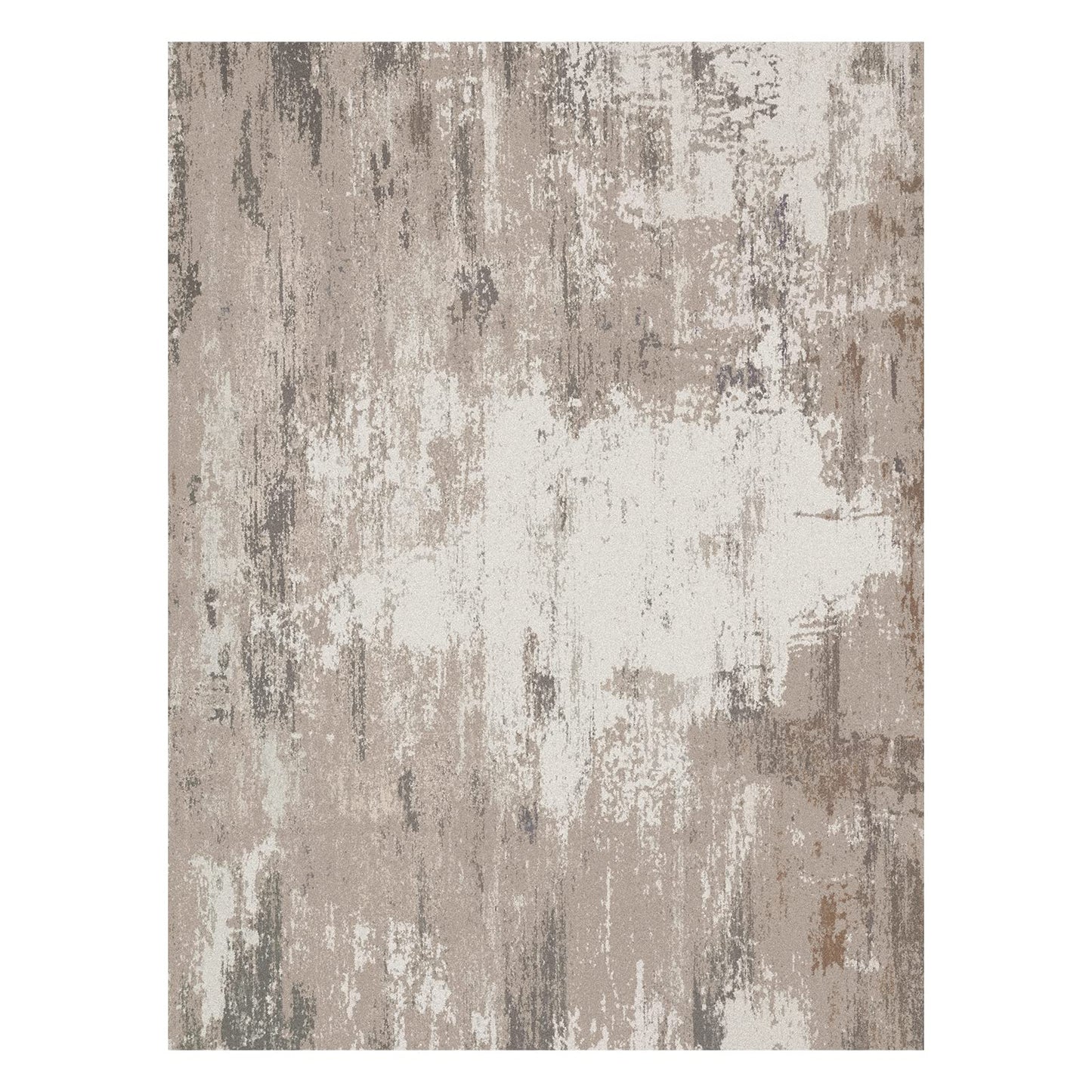 5x7 Modern Abstract Area Rug - Low-Pile, Washable