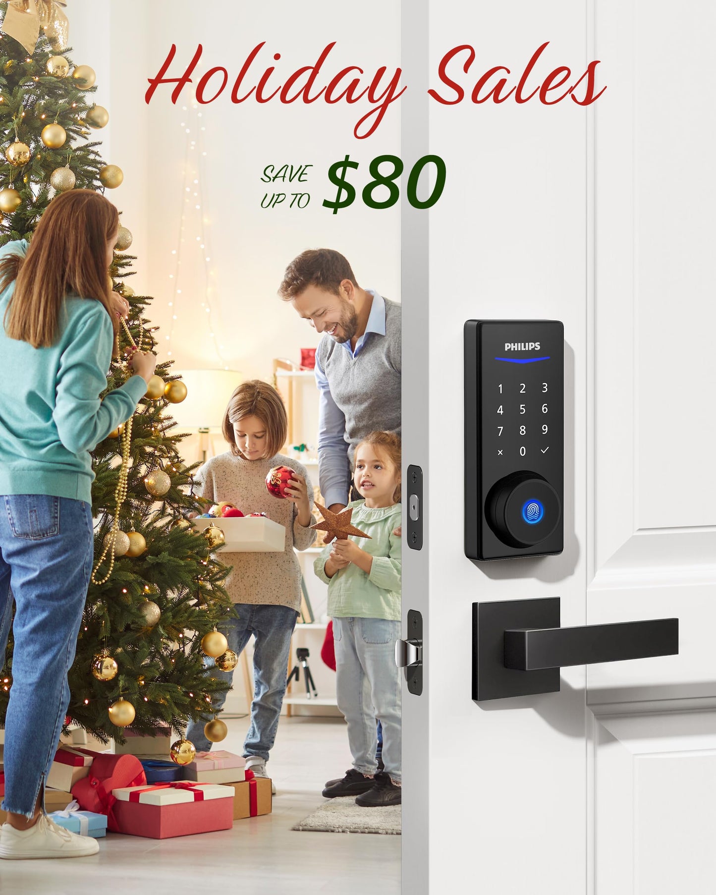 Philips Smart Fingerprint Door Lock with App Control