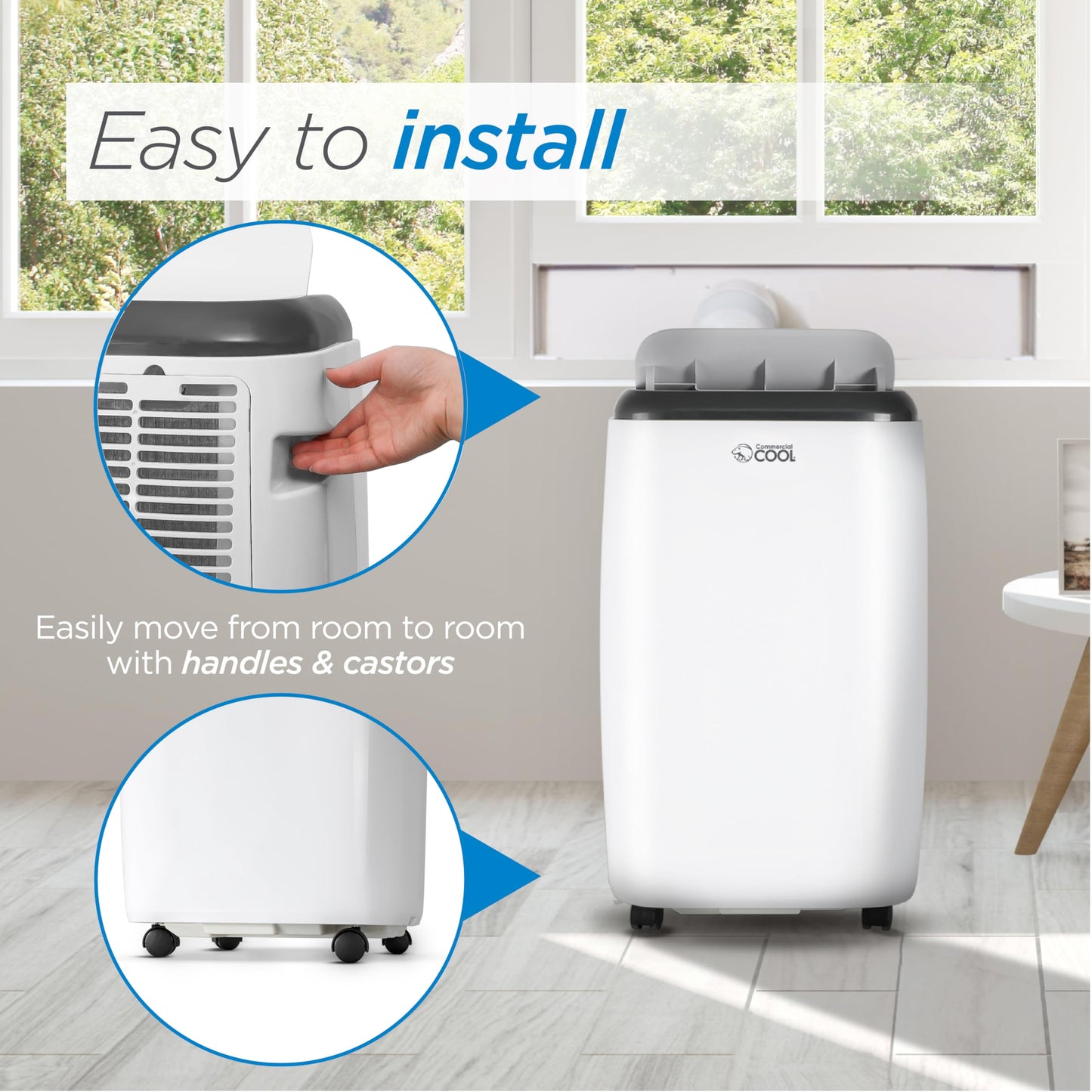 14000 BTU Commercial Cool Portable AC & Heat