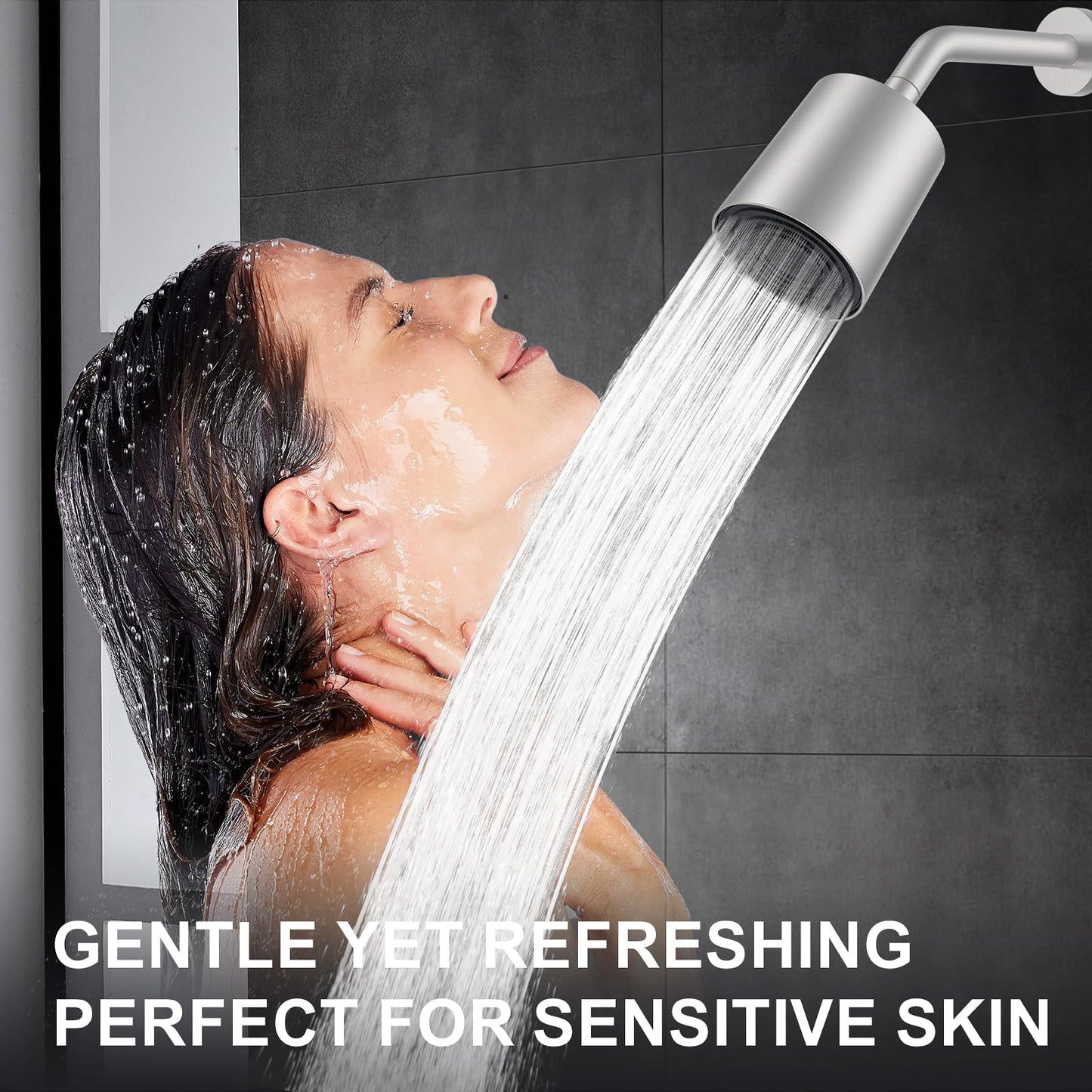 KOJOX 5-Inch Rain Shower System with Handheld Shower