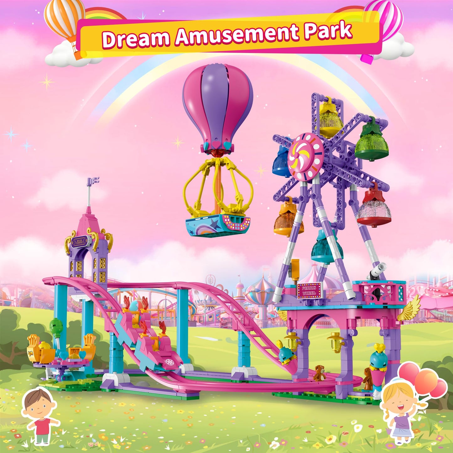 Ferris Wheel Building Set for Girls 6-12 Years