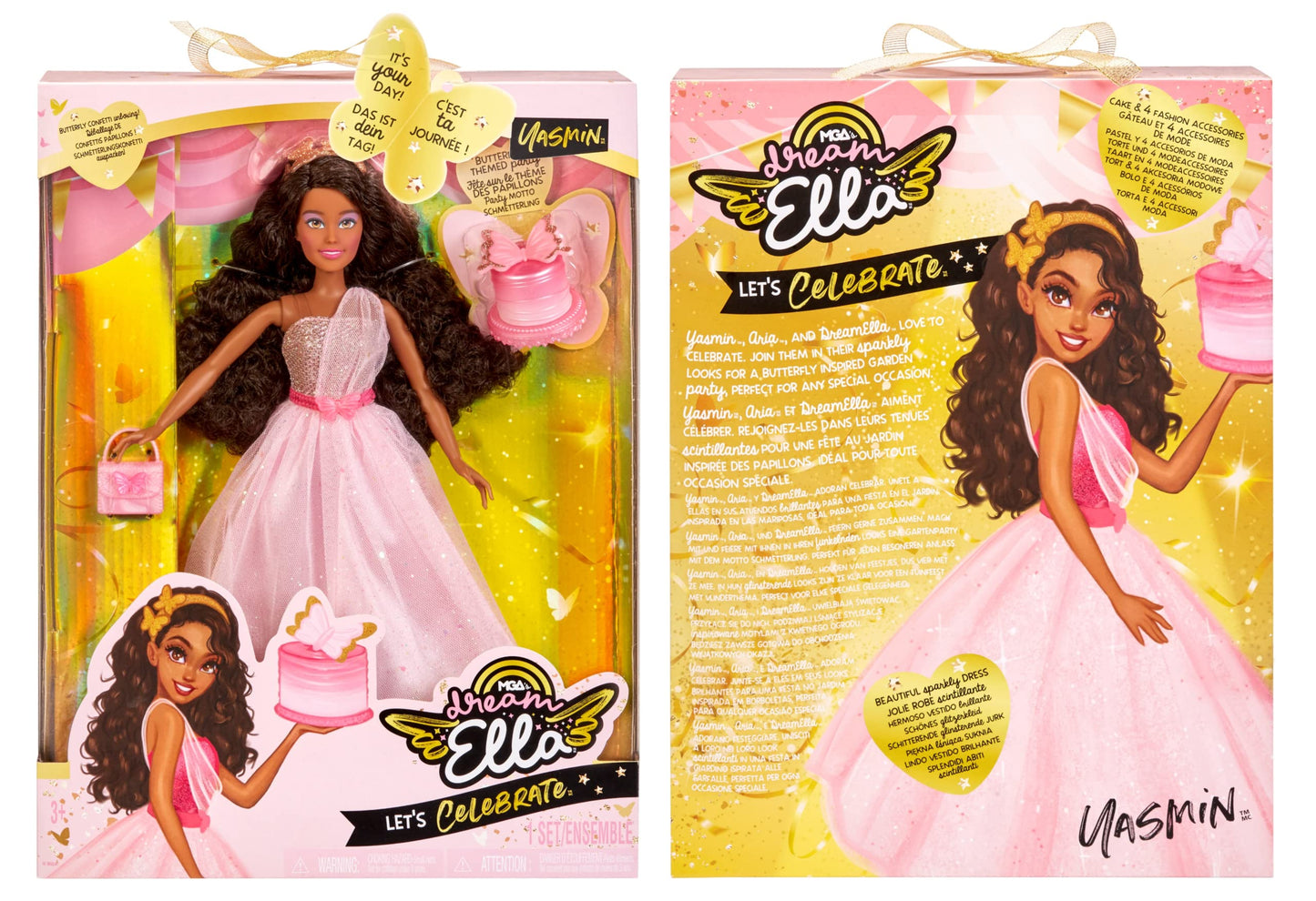 Dream Ella Doll with 5 Accessories for Celebrations