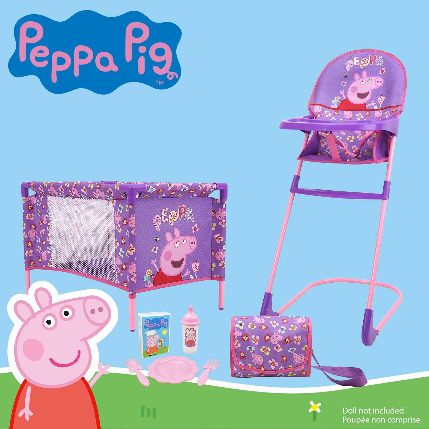 Peppa Pig Playset for Dolls - 8 Pieces