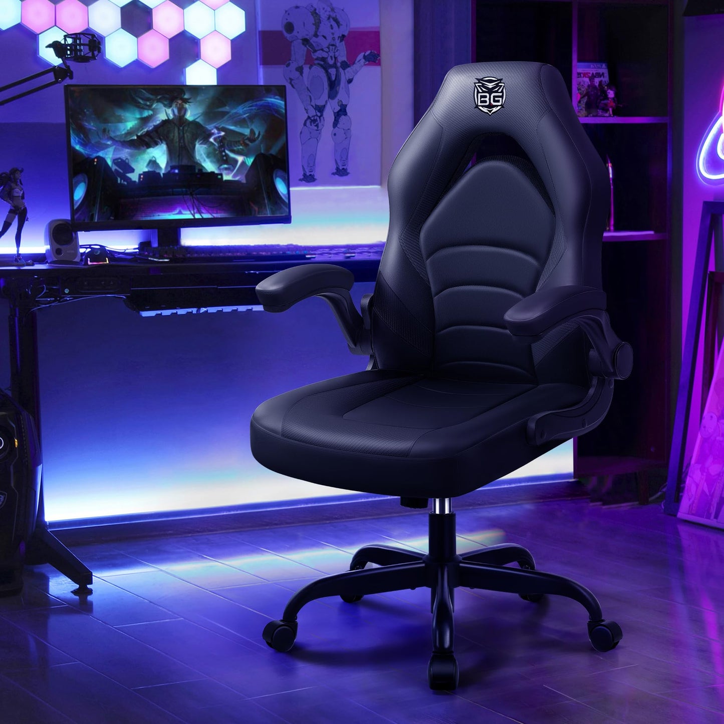 Ergonomic Gaming Chair with Lumbar Support