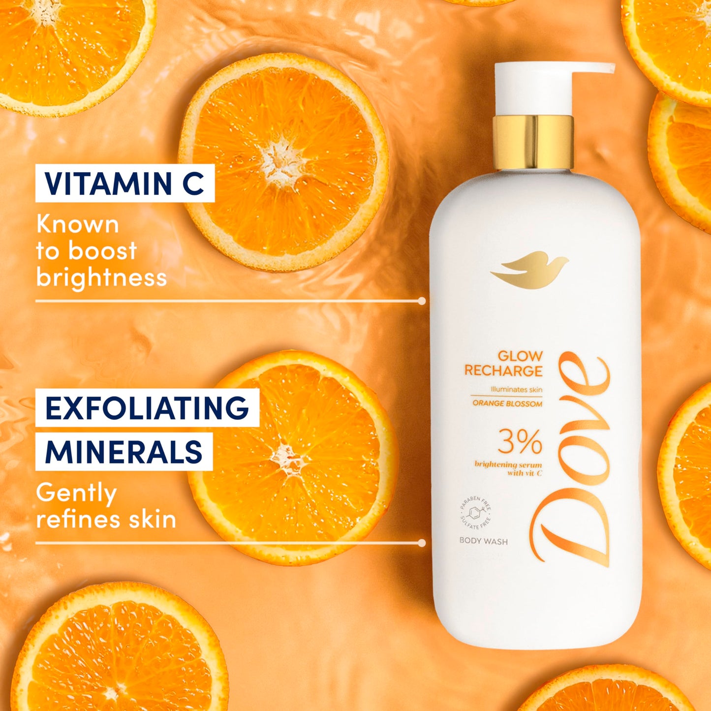 Dove Exfoliating Body Wash with Vitamin C