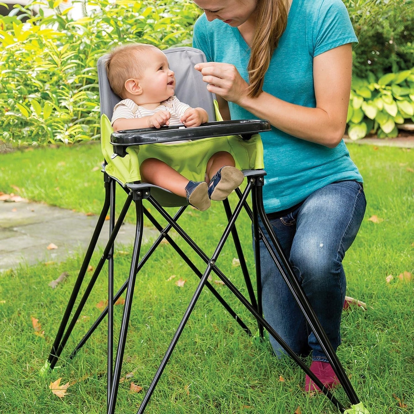Bright Starts Portable Highchair for Indoor/Outdoor Use