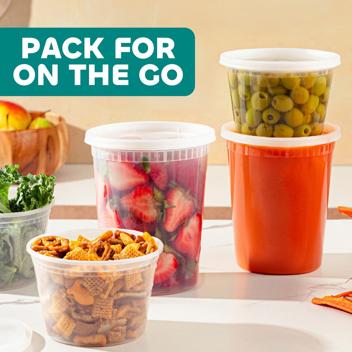 48 Pack JoyServe Food Storage Containers with Lids