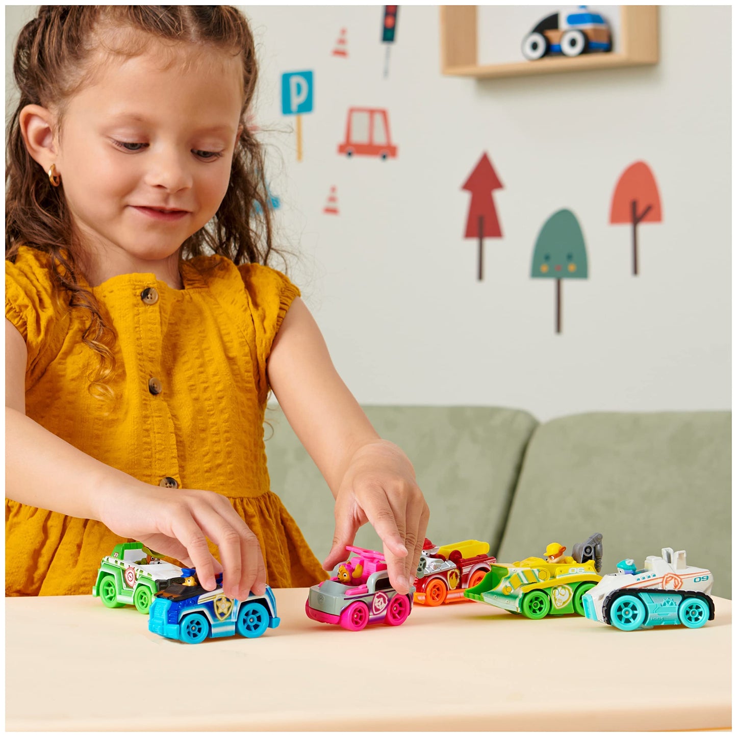 6-Pack Paw Patrol Die-Cast Toy Vehicle Set