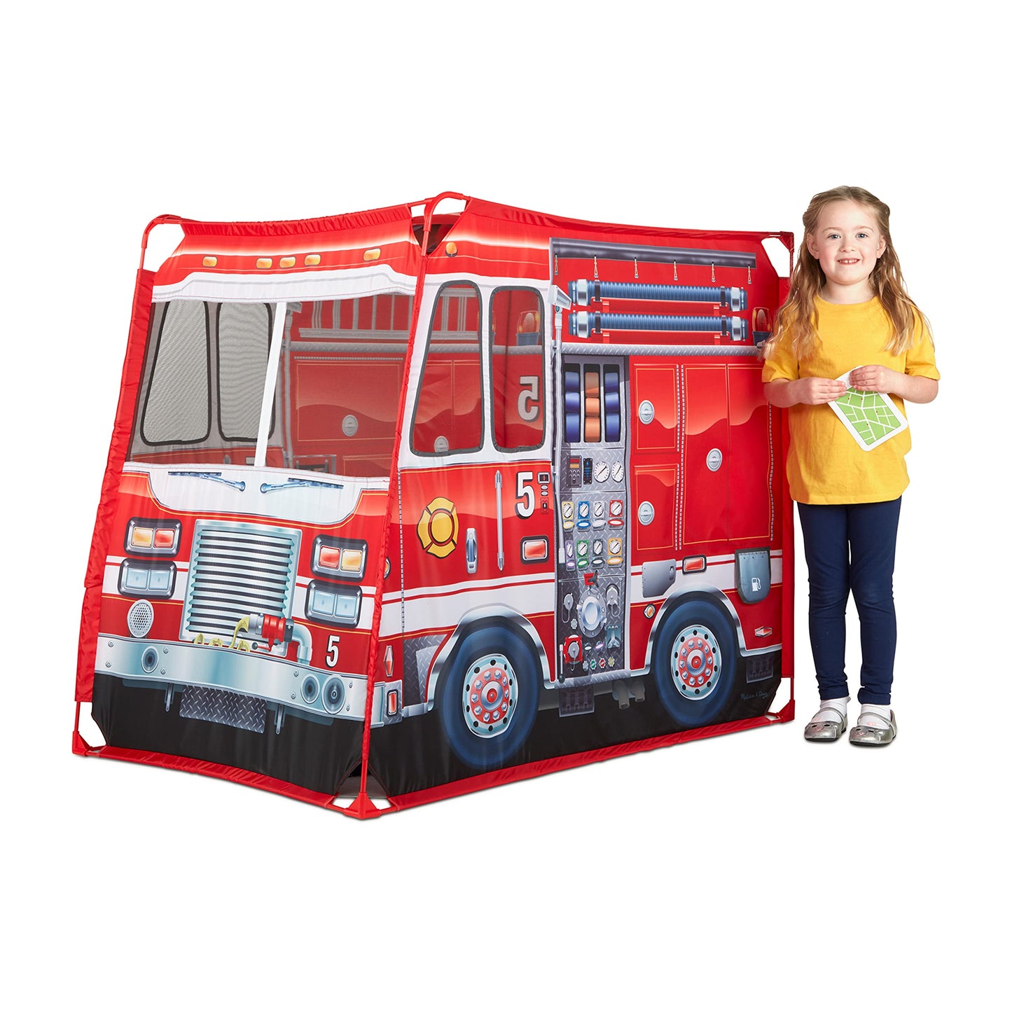 Melissa & Doug Fire Truck Play Tent for Kids