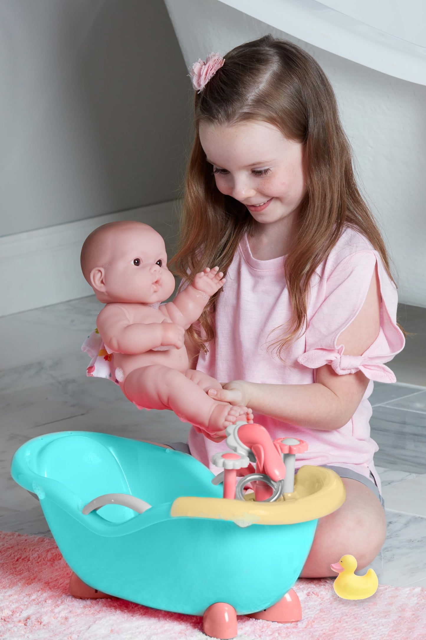 JC Toys 14" Bath Doll Gift Set for Kids