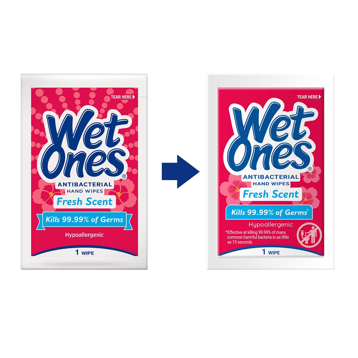 24 Count Wet Ones Antibacterial Hand Wipes