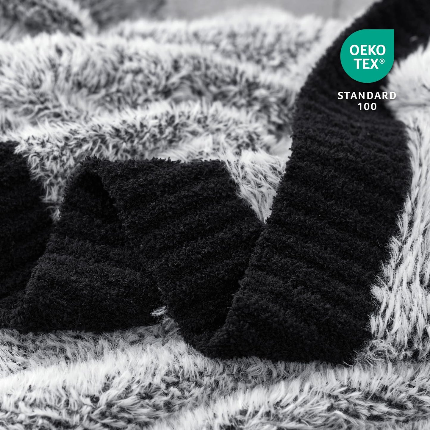Reversible Soft Throw Blanket for Couch