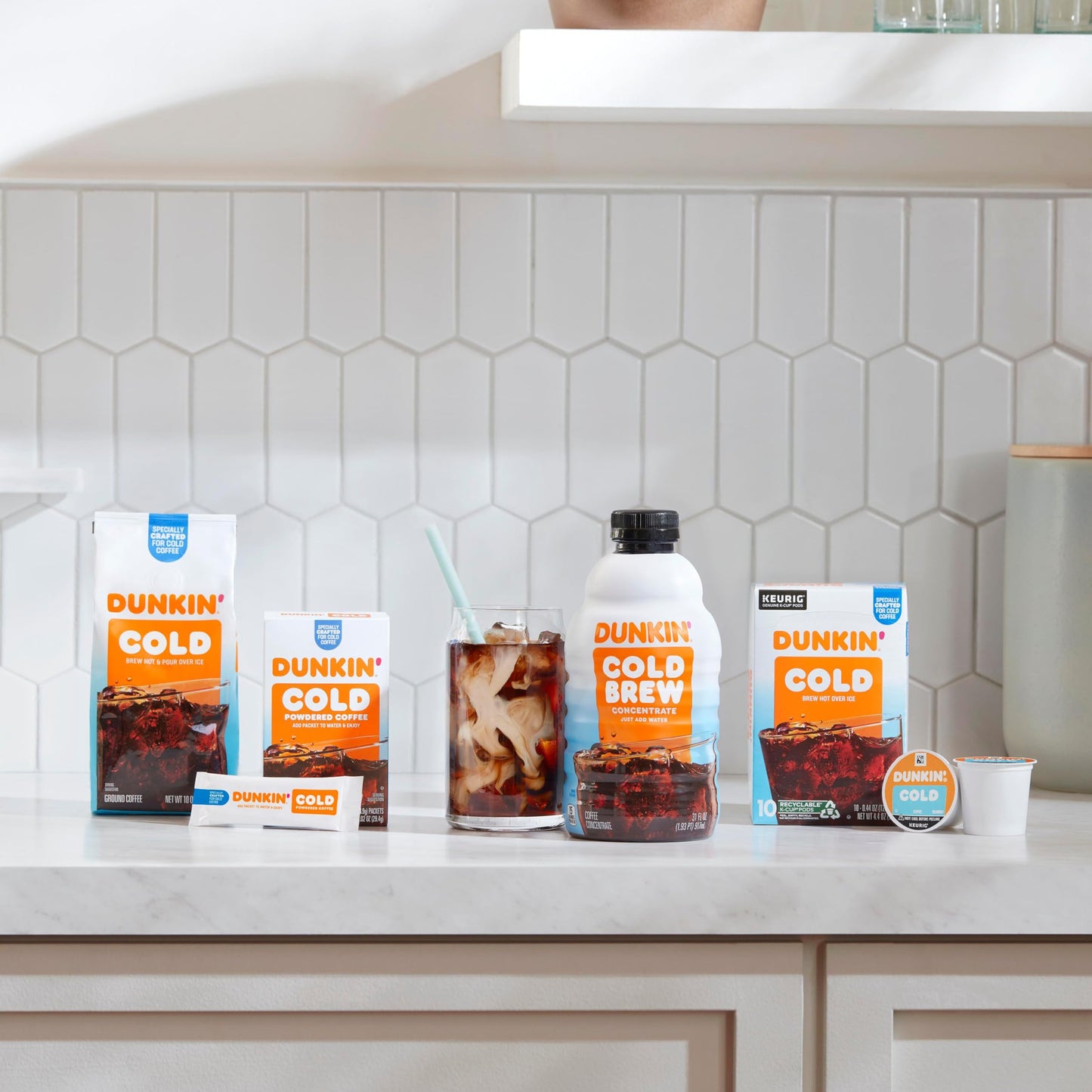 6 Pack Dunkin' Cold Ground Coffee