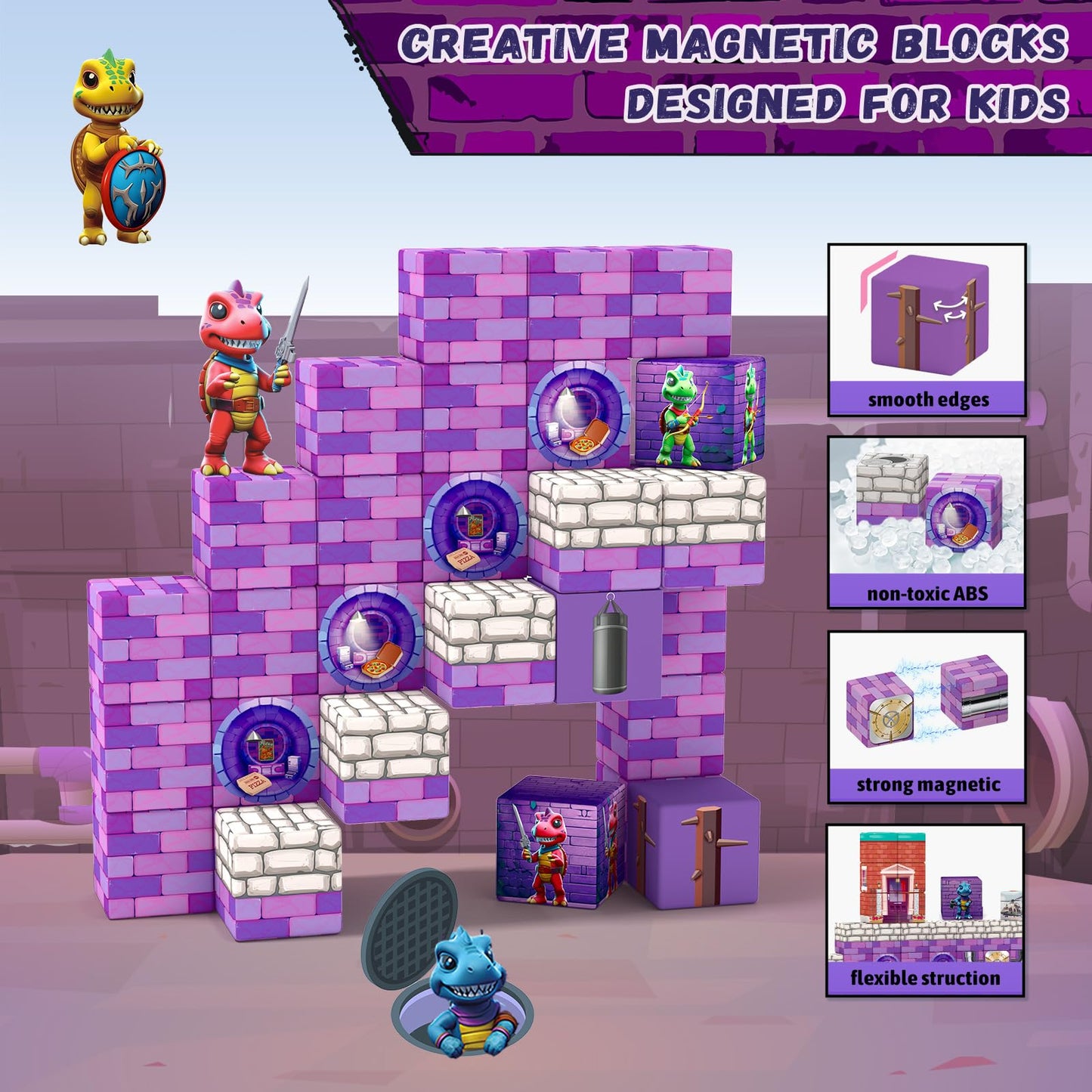Magnetic Building Blocks for Kids - STEM Toys