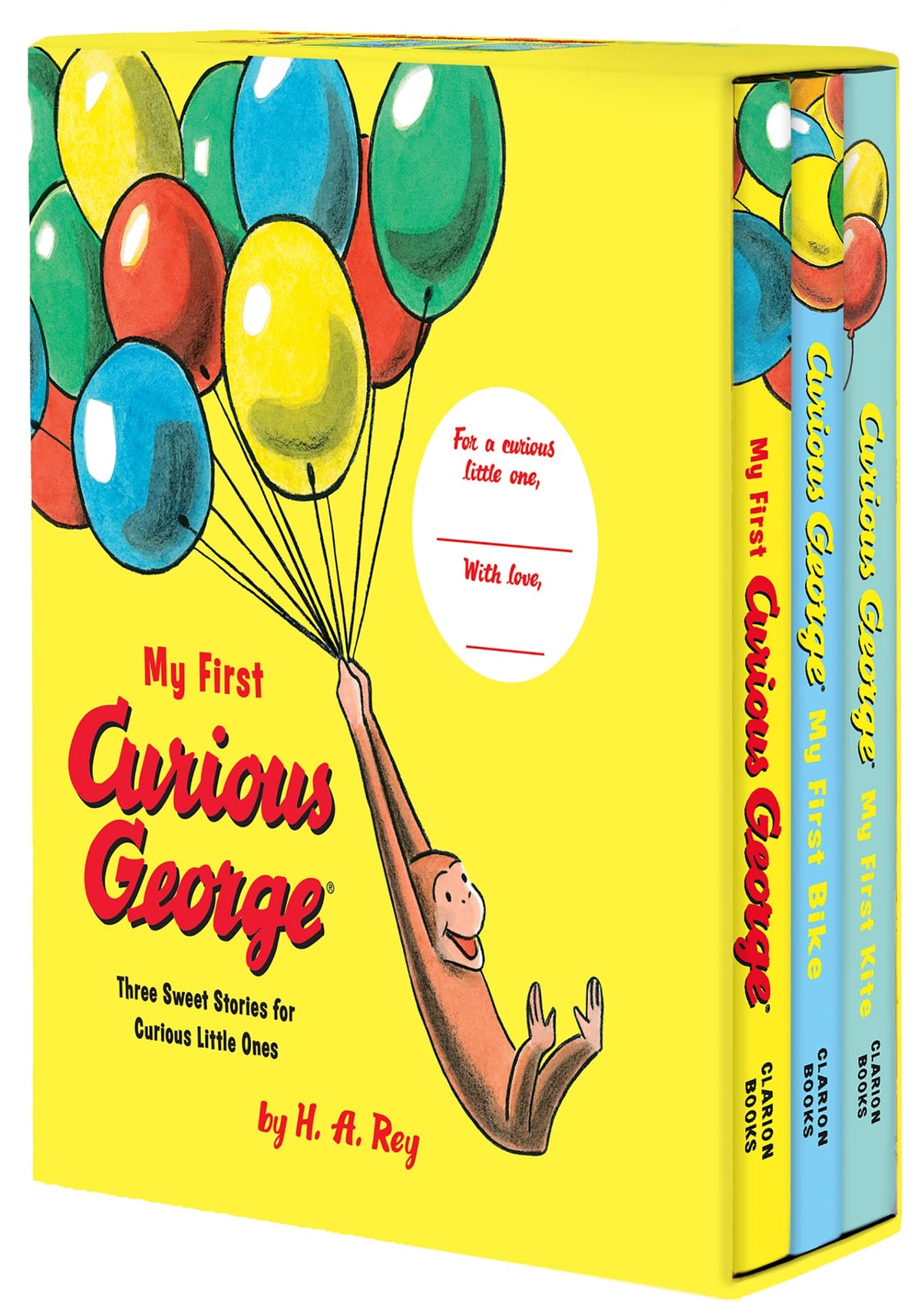 3 Book Curious George Board Book Box Set