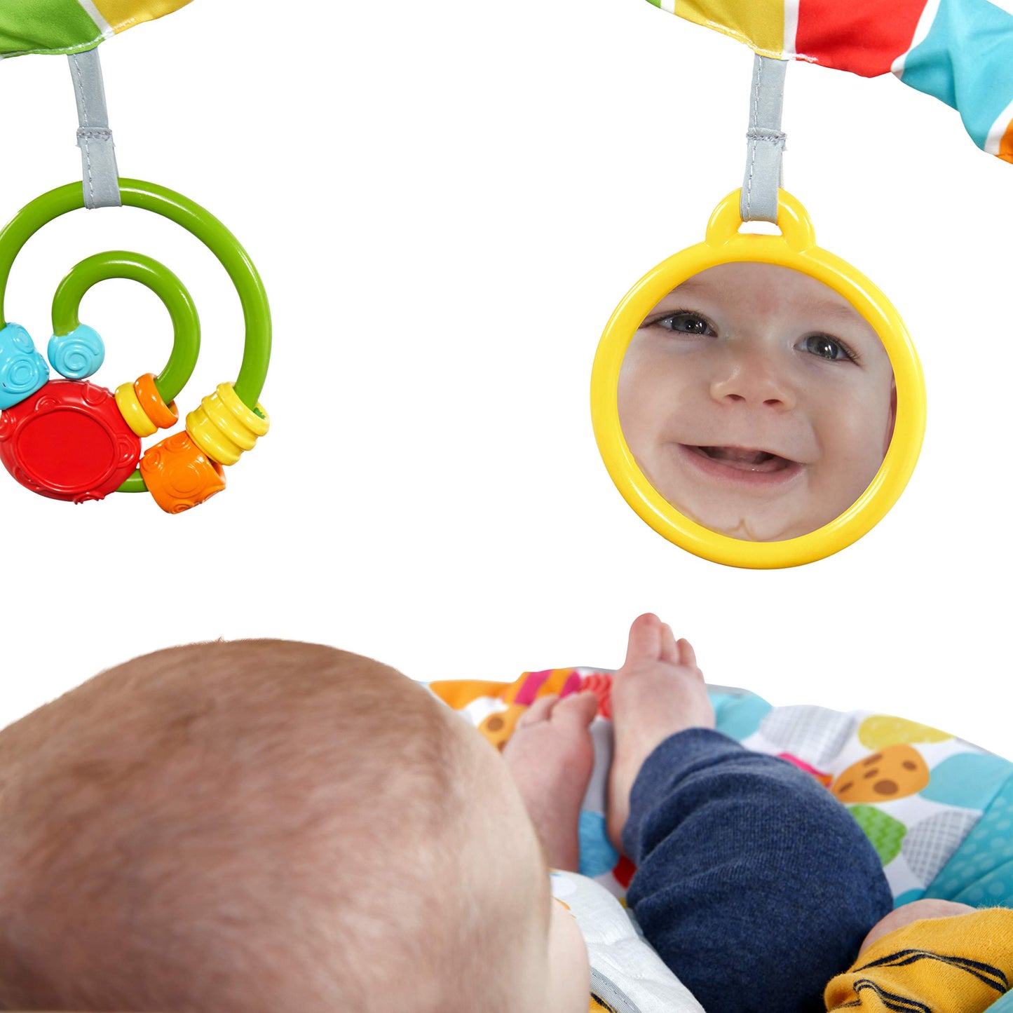 Bright Starts Elmo Baby Bouncer with Vibrations