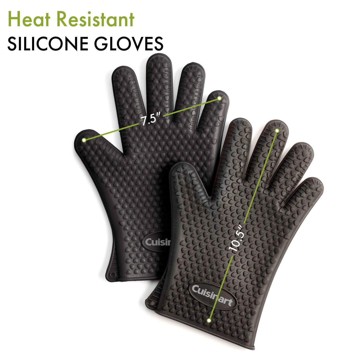 2-Pack Cuisinart Heat Resistant Silicone Gloves