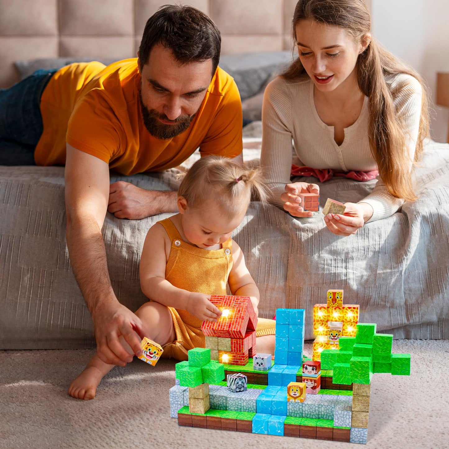 100pcs Magnetic Building Blocks for Kids
