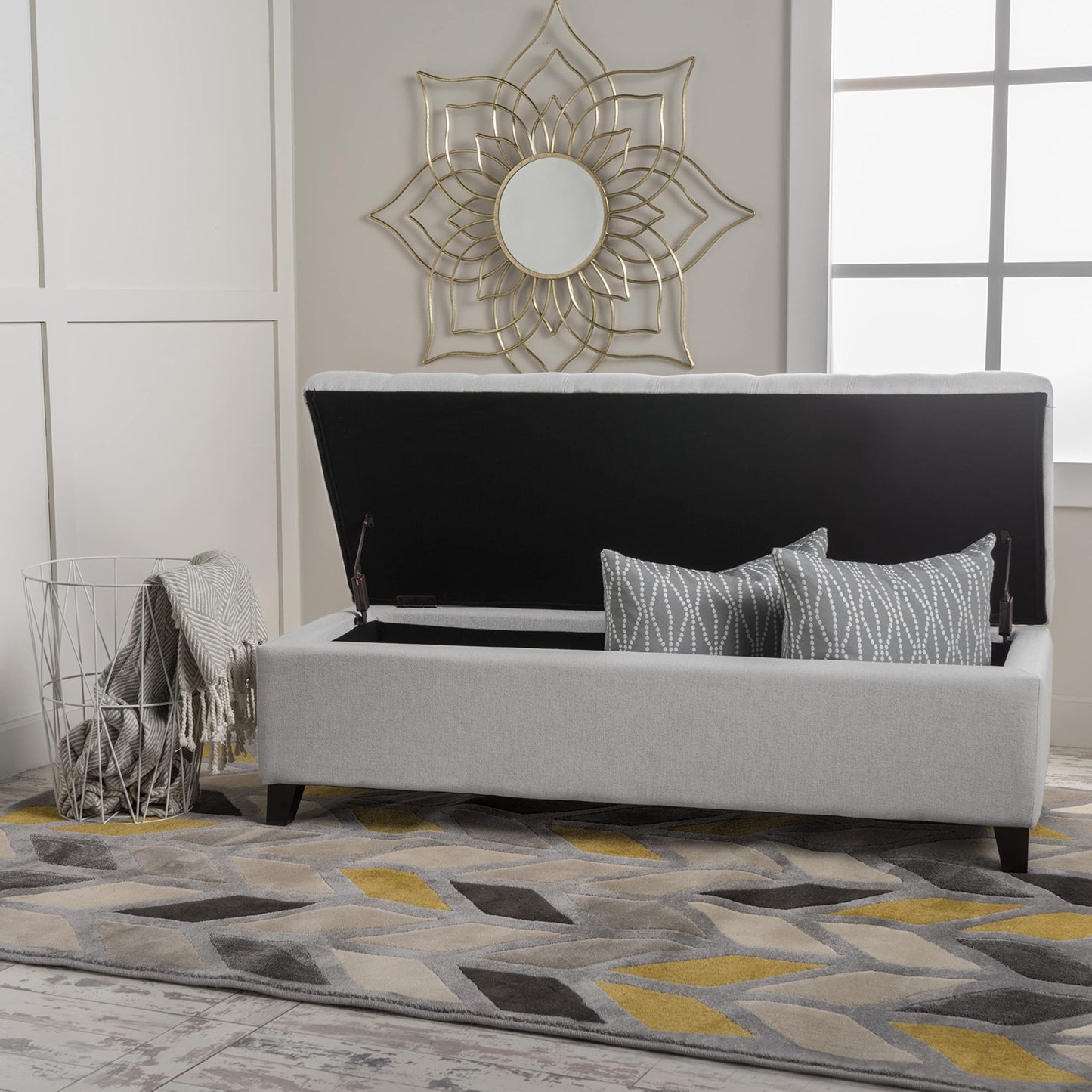 Christopher Knight Home Storage Ottoman for Organizing