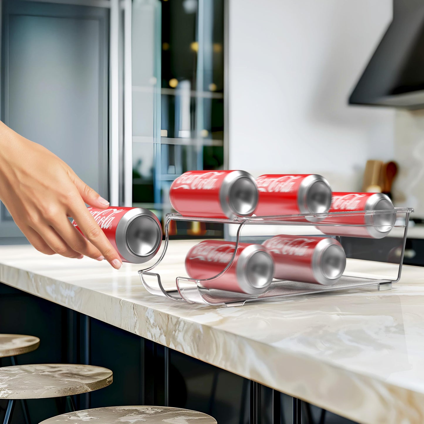 Beverage Can Organizer Dispenser - 2-Pack