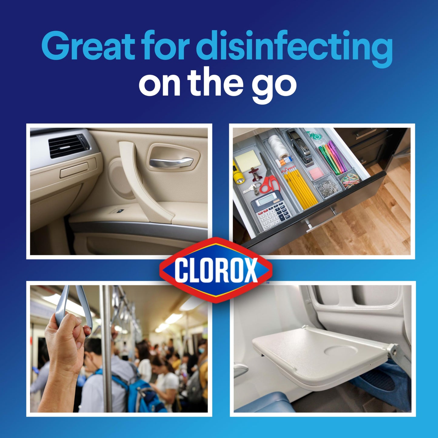 CLOROX Bleach-Free Disinfecting Wipes, Fresh Scent