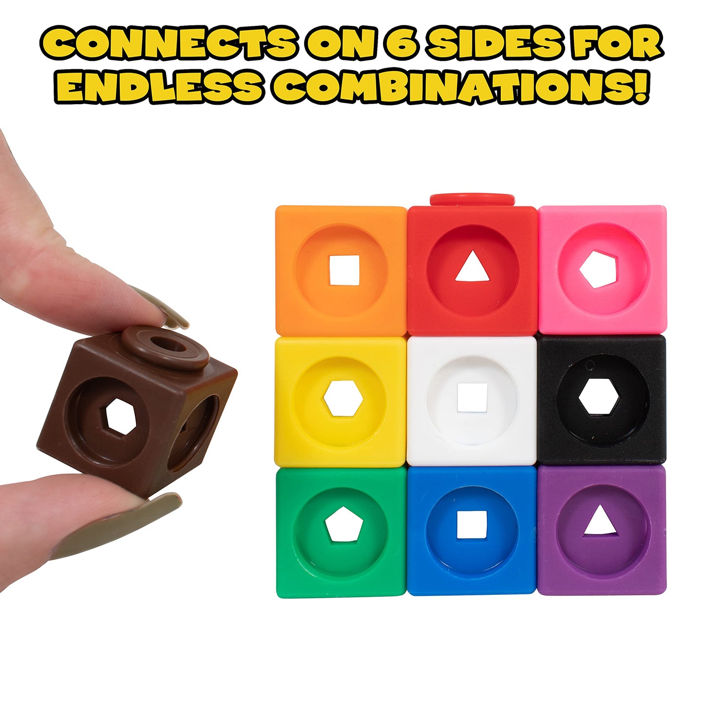 100 Pack Fidget Cubes for Stress Relief
