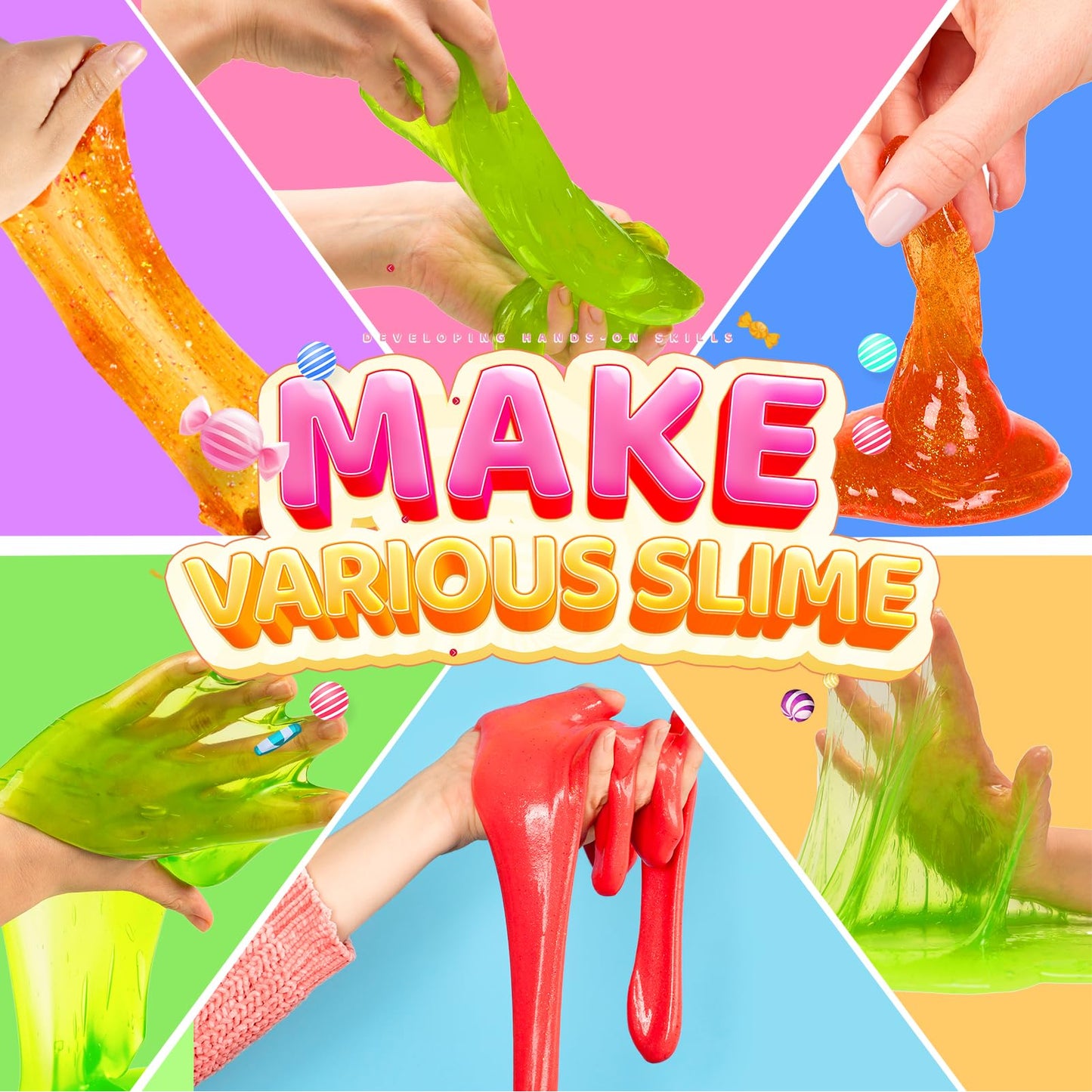 DIY Slime Science Kit for Kids Ages 6-12