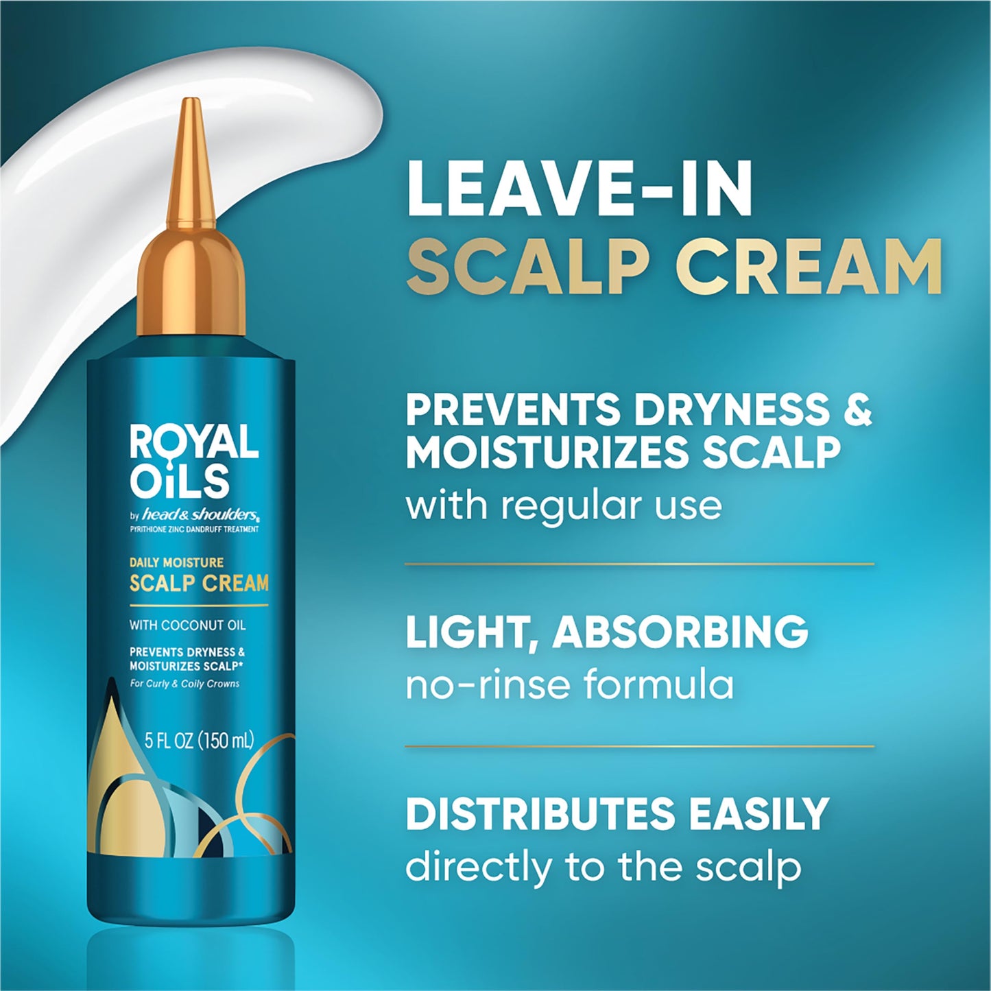 Head & Shoulders Scalp Cream Treatment for Curly Hair