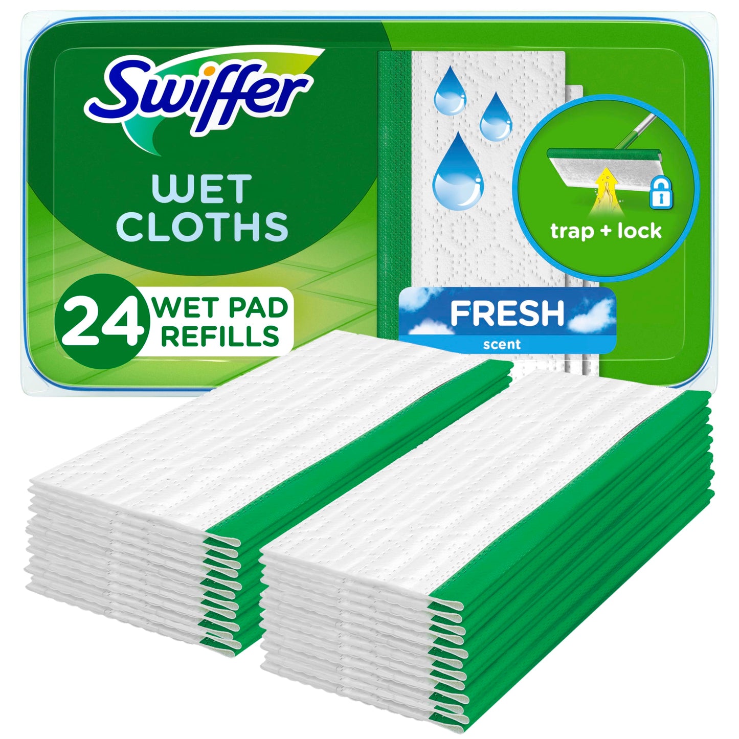 Swiffer 24 Count Wet Mopping Cloths for Floors